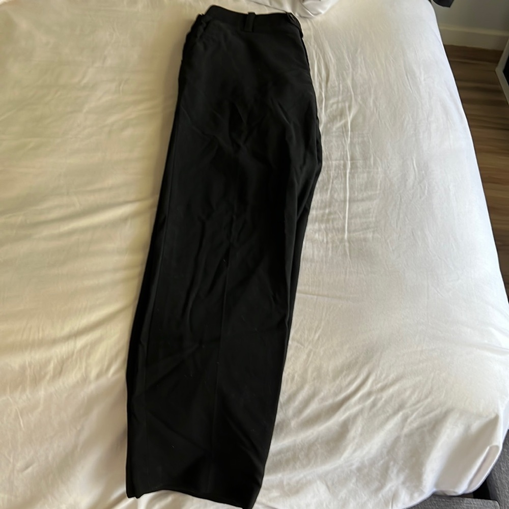 Tailored black dress pants